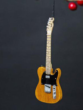 AXE HEAVEN 6" FENDER 50s Blonde Telecaster Guitar Holiday Ornament