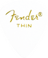 Fender 351 Shape Premium Pick Pack Thin White12ct