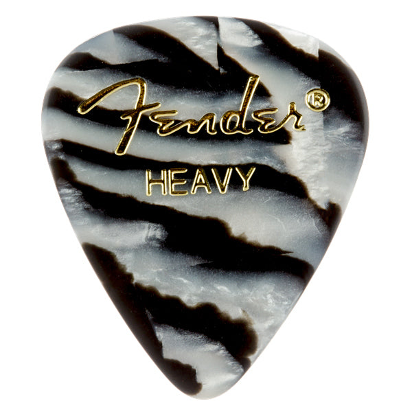 Fender 351 Shape Guitar Pick 12 Pack, Graphic, Heavy