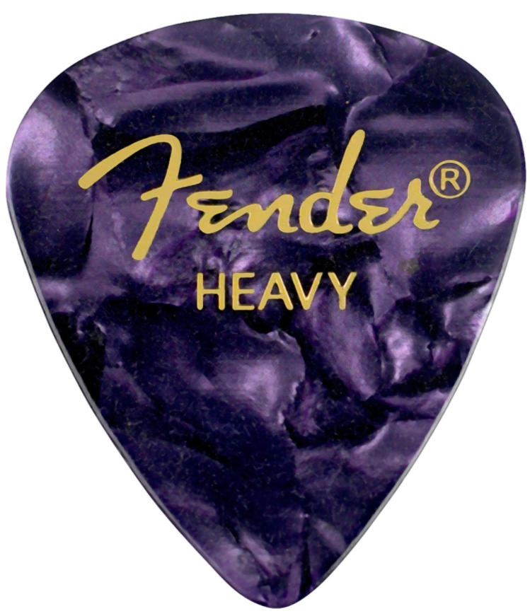 Fender 351 Shape Premium Picks, Purple Moto, Heavy  - Pack 144 count