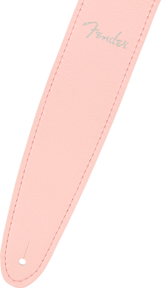 Fender Vegan Leather Strap- Shell Pink- 2.5"