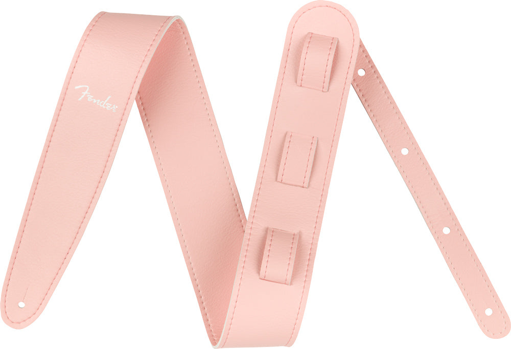 Fender Vegan Leather Strap- Shell Pink- 2.5"
