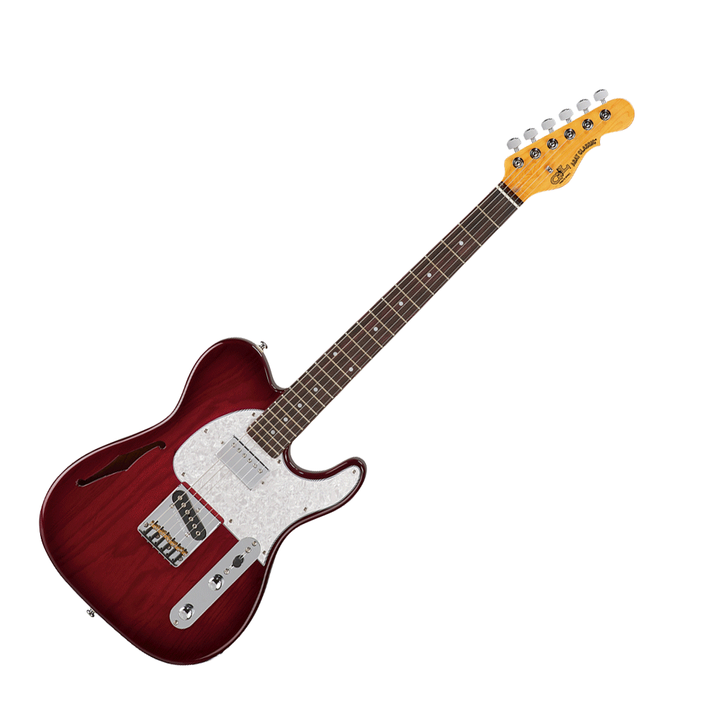 G&L Guitars ASAT Classic Bluesboy Semi-Hollow - Red Burst