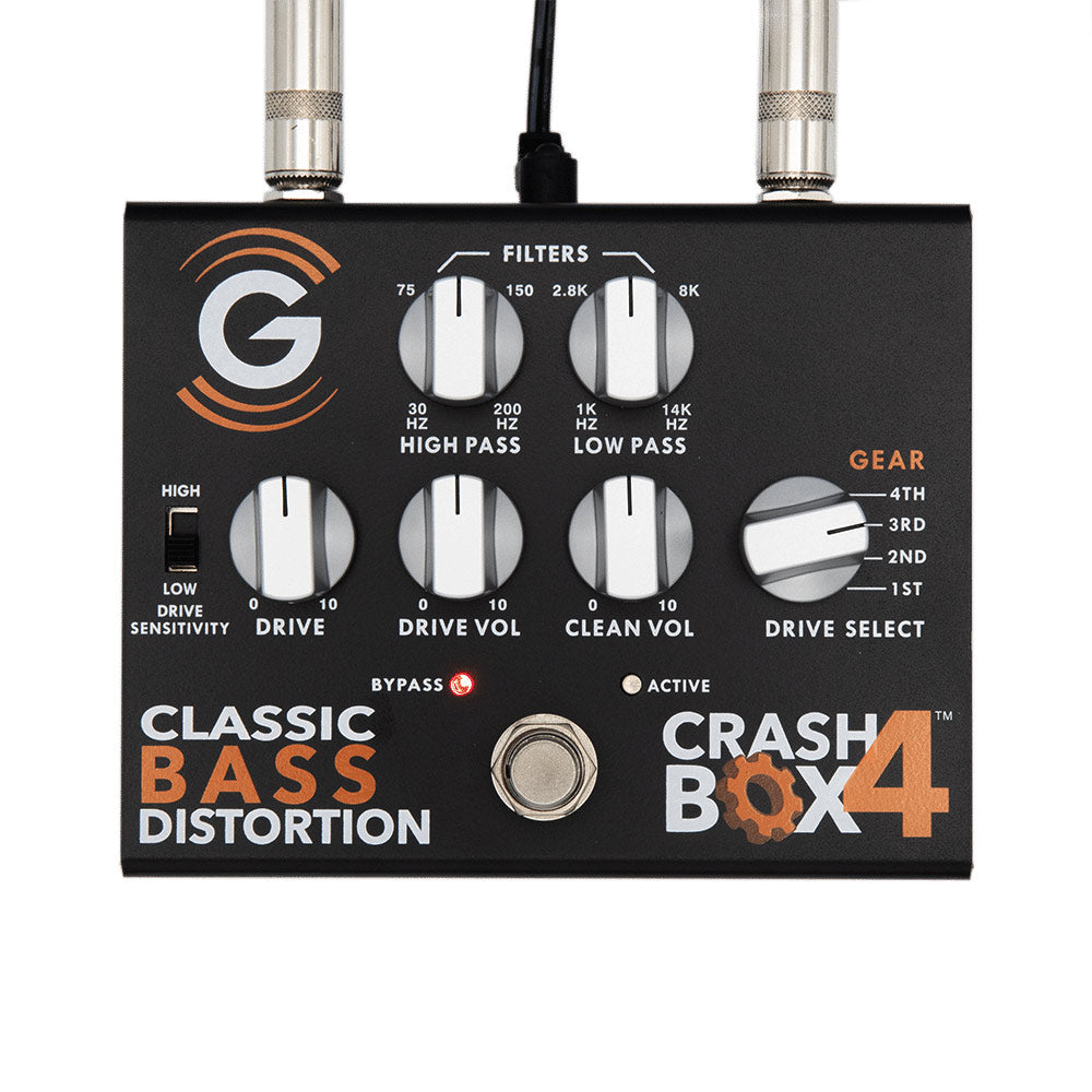 Genzler Amplification Crash Box 4 - Classic Bass Distortion Pedal