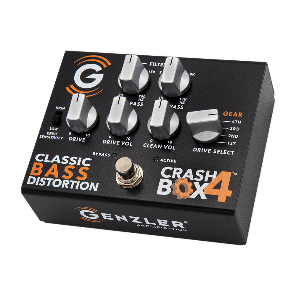 Genzler Amplification Crash Box 4 - Classic Bass Distortion Pedal