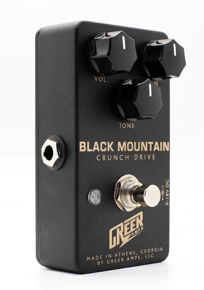 Greer Amps Black Mountain Crunch Drive Pedal