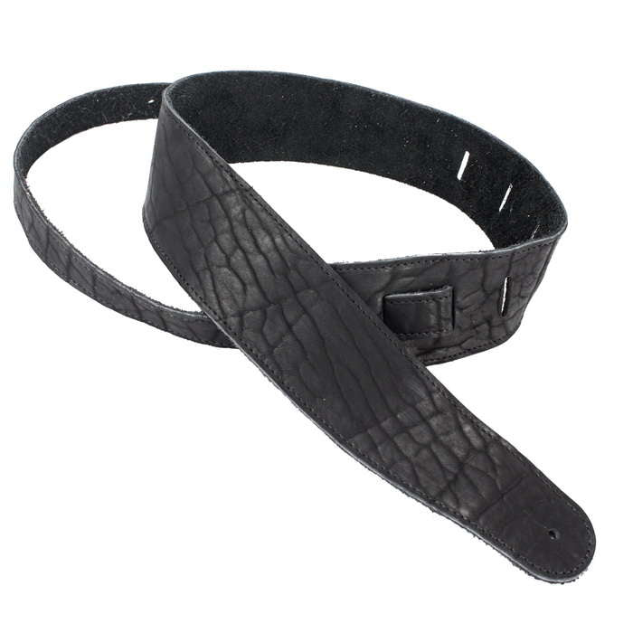 Henry Heller 2.5" American Buffalo Leather Strap in Black