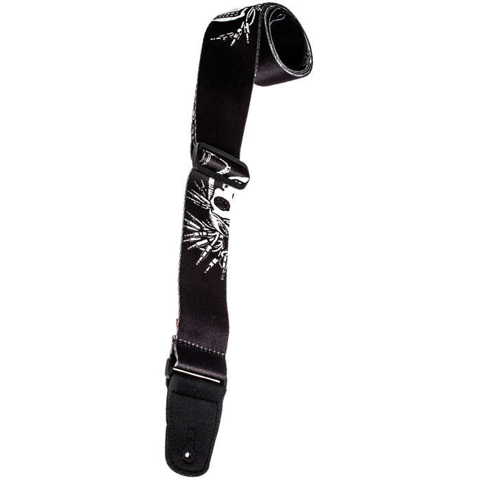 Henry Heller Artist Series Sublimation 2" Guitar Strap - Medusa Skull