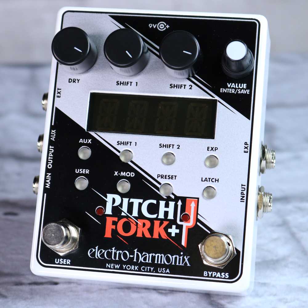 electro-harmonix pitch fork polyphonic pitch shifter pedal Electro Harmonix Pitch Fork + Polyphonic Pitch Shifter Pedal