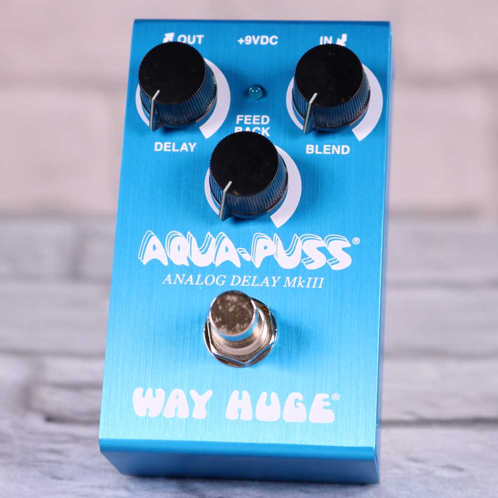 Way Huge Smalls Aqua-Puss Analog Delay Pedal - WM71 – Flipside Music