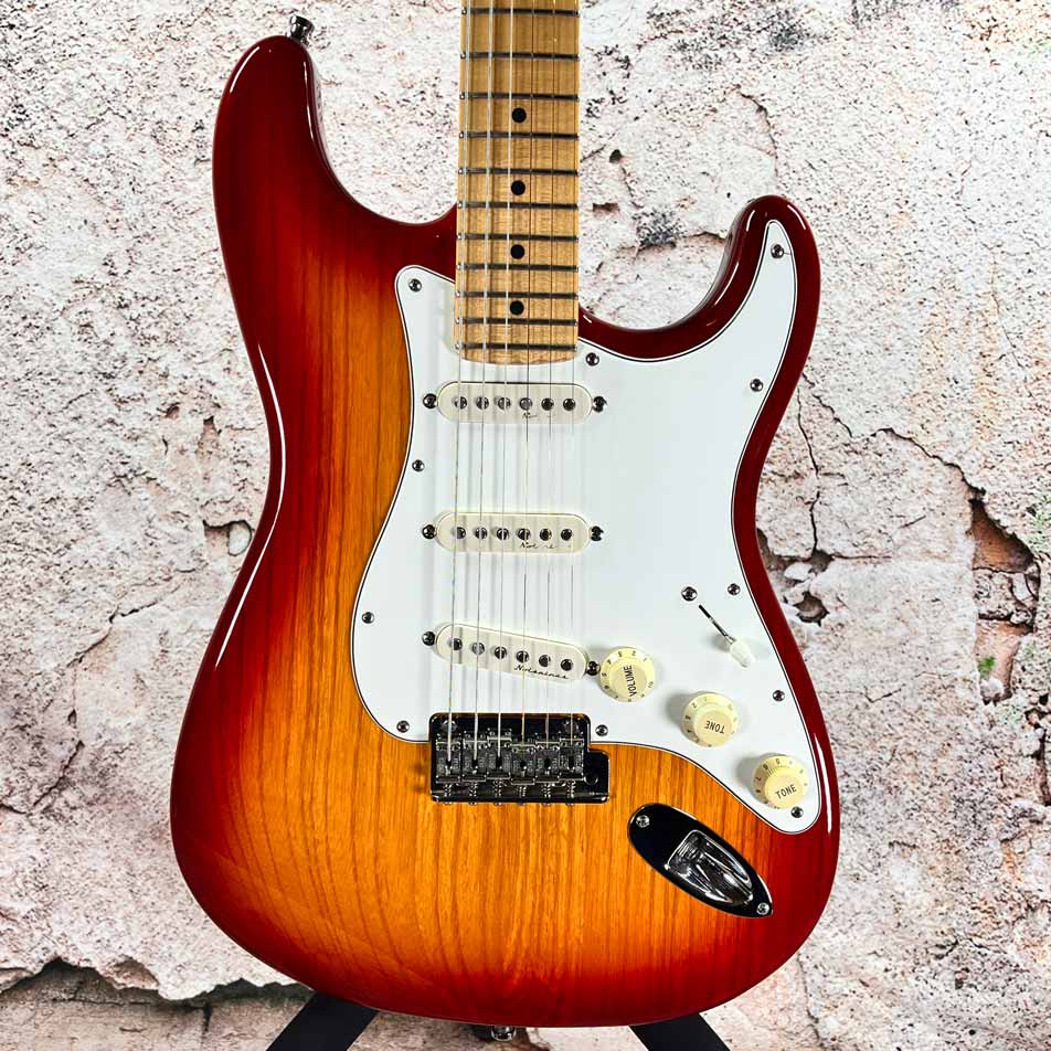 Used:  Fender Custom Shop Stratocaster - Aged Cherry Sunburst