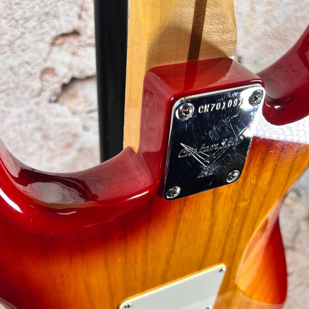 Used:  Fender Custom Shop Stratocaster - Aged Cherry Sunburst