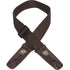Lock-It Straps - 2" Poly Pro Series Guitar Strap - Brown