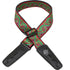Lock-It Straps 2" Bob Masse Series Soft Plush Poly Guitar Strap - Green Lizards