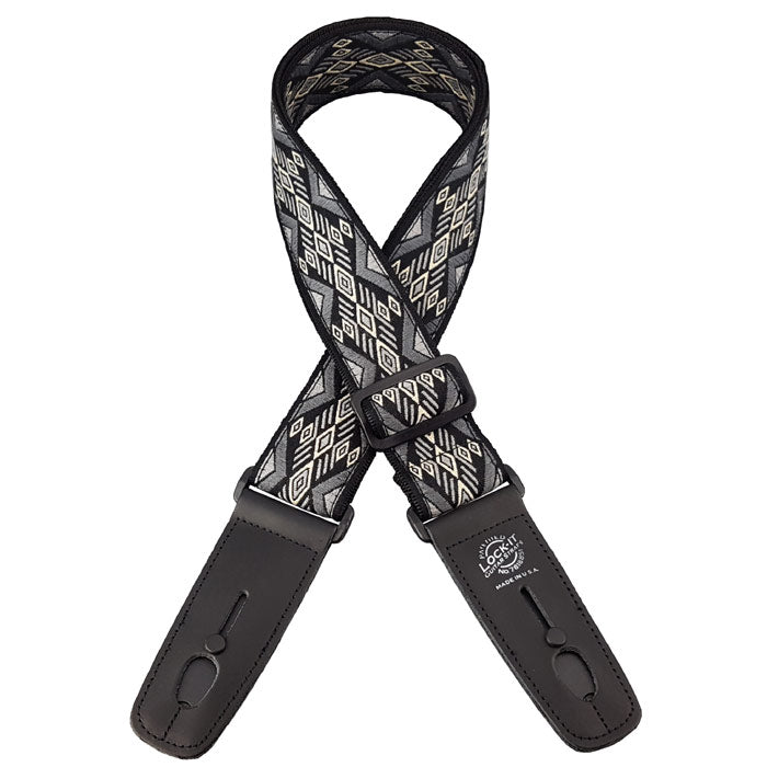 Lock-It Straps Carbon Canyon Retro Vintage Series Guitar Strap