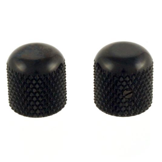 Allparts MK-0110 Metal Dome Knobs - Black