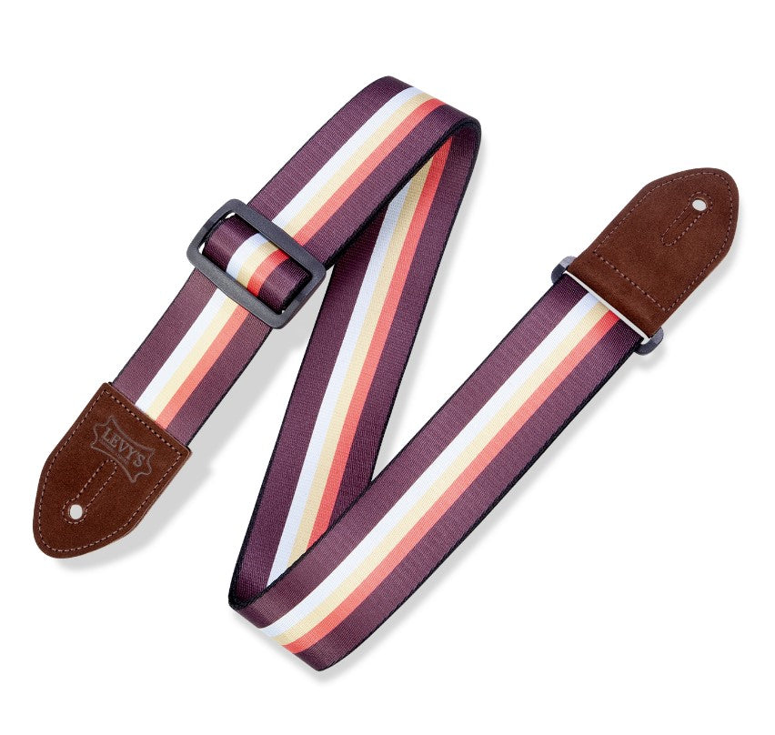 Levy's Leathers 2" PRINT SERIES 3-Bar Stripe Guitar Strap MP2-001