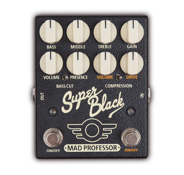 Mad Professor Super Black Vintage Blackface Fender Amp in a Box Guitar Effects Pedal