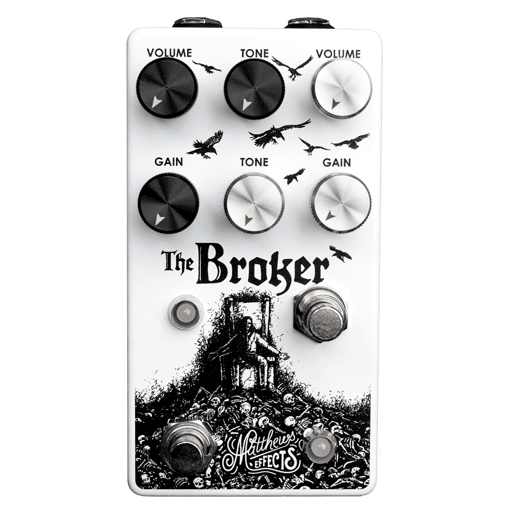 Matthews Effects Broker Duality Overdrive  Pedal