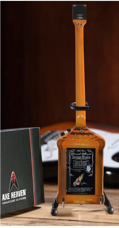AXE HEAVEN Michael Anthony Jack Daniel’s Bass Mini Guitar Replica Collectible