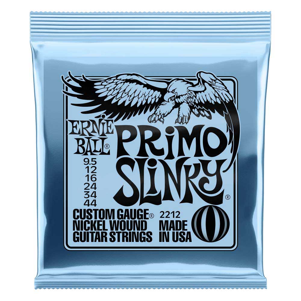 Ernie Ball Primo Slinky Nickel Wound Electric Guitar Strings - 9.5- 44 Gauge