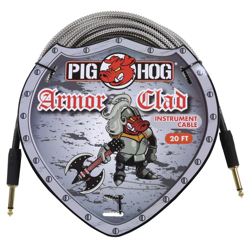Pig Hog 20ft "Armor Clad" Instrument Cable