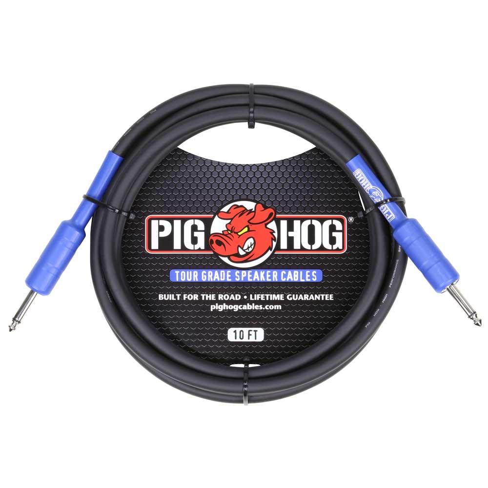 Pig Hog 10ft 9.2mm Speaker Cable, 14 Gauge