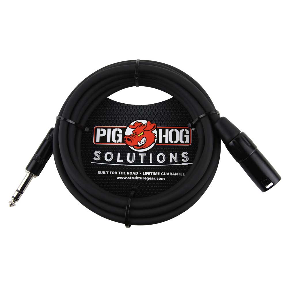 Pig Hog Solutions - 5ft TRS(M)-XLR(M) Balanced Cable