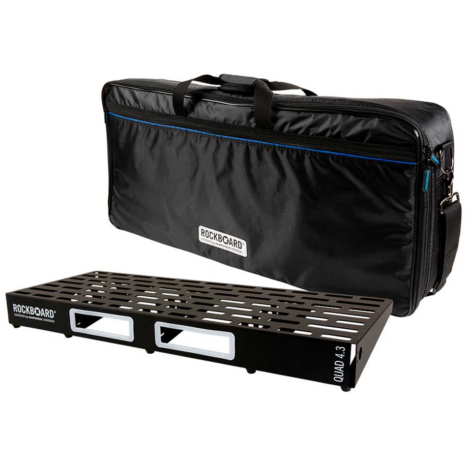 RockBoard QUAD 4.3, Pedalboard with Gig Bag