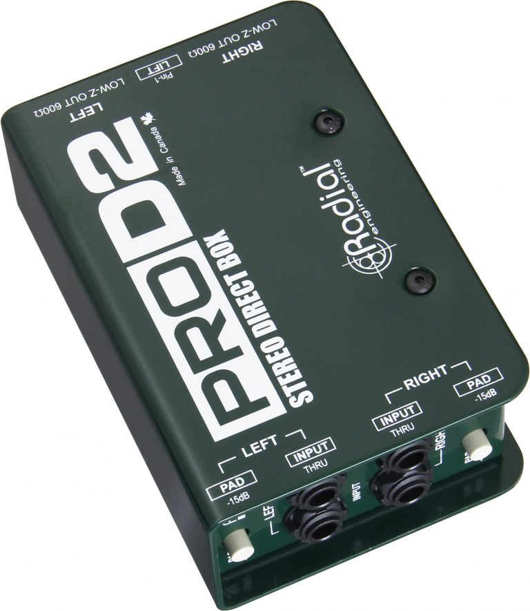 Radial Engineering ProD2 Stereo Passive Direct Box