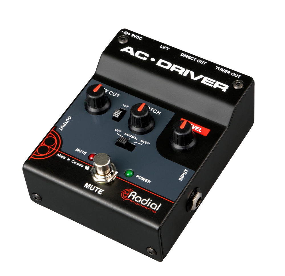 Radial Engineering AC-Driver Compact Acoustic Preamp Pedal