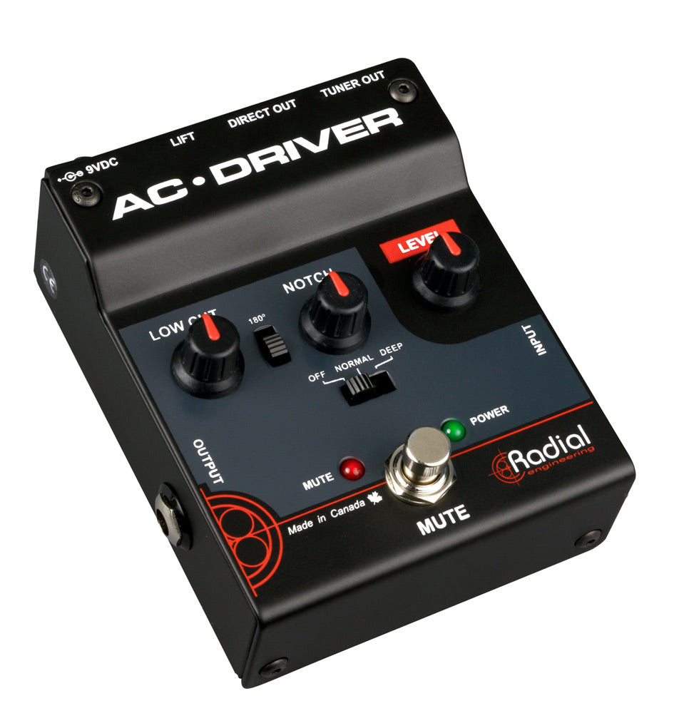 Radial Engineering AC-Driver Compact Acoustic Preamp Pedal