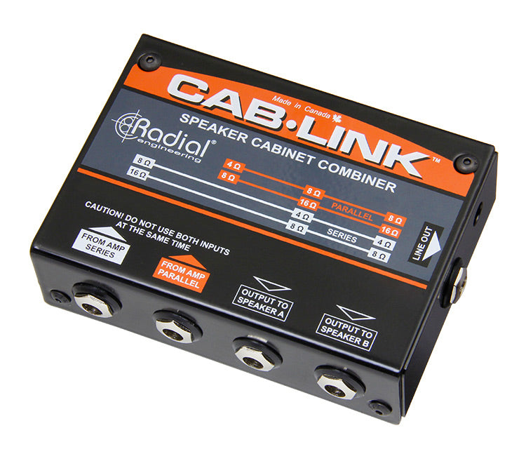 Radial  Engineering TBONE Cab-Link Speaker Cabinet Combiner