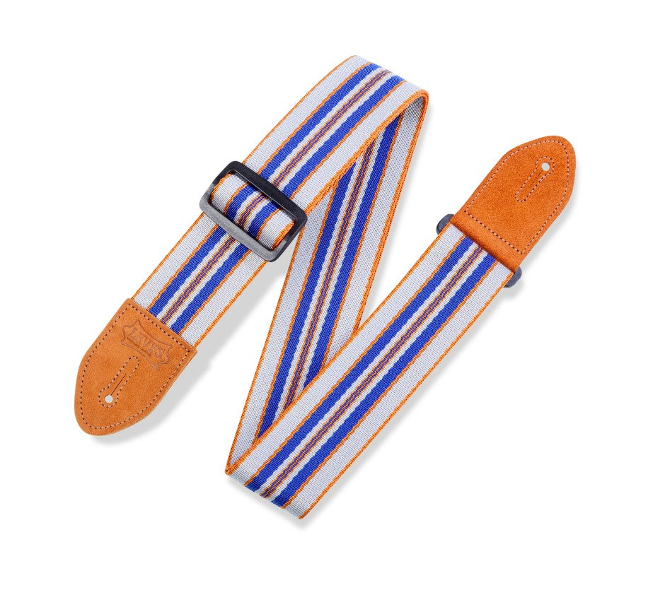 Levy's Leathers 2" PRINT SERIES  Skyline Stripe Weave Guitar Strap MC8VIN-005