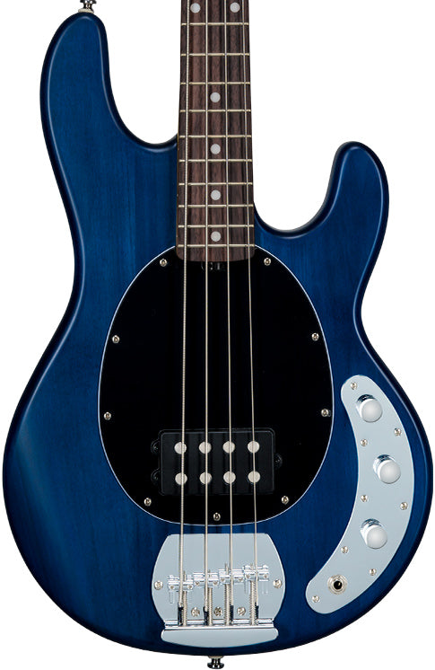 Sterling by Music Man - StingRay4 Bass in Trans Blue Satin