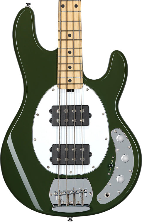 Sterling by Music Man StingRay HH Bass Guitar in Olive