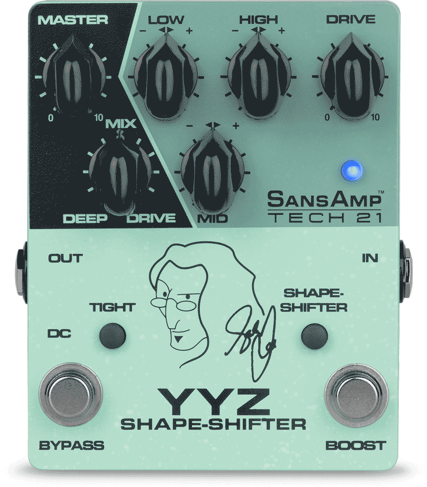 Tech 21 YYZ Geddy Lee Shape-shifter Signature SansAmp Pedal