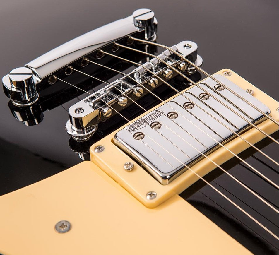 Vintage Guitars V100 ReIssued Electric Guitar ~ Black