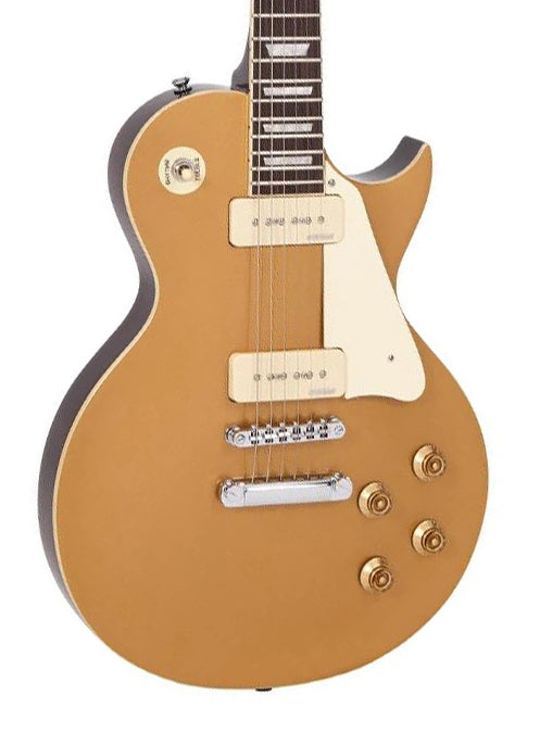 Vintage Guitars V100 ReIssued Electric Guitar ~ Gold Top