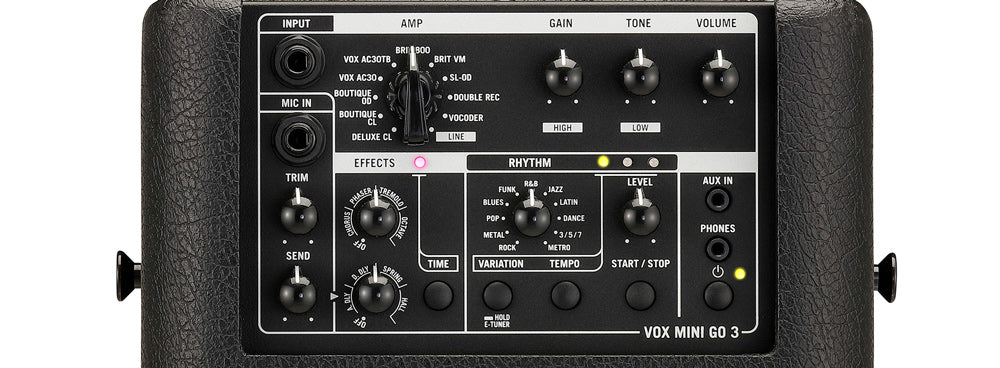 Vox Mini Go 3 Portable Modeling Guitar Amplifier