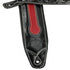 Walker and Williams C-34 Custom Black and Red Double Padded Premium Leather Strap