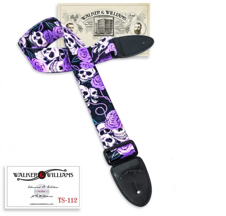 Walker and Williams TS-112 Grateful Skulls Strap