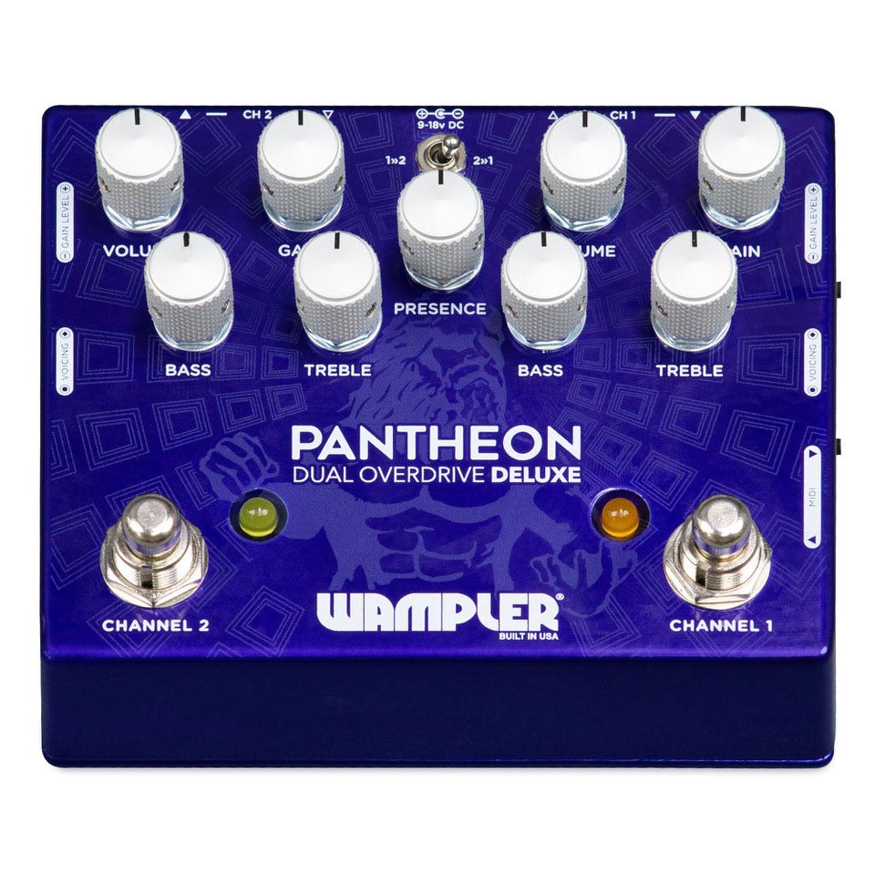 Wampler Pantheon Deluxe Dual Overdrive Pedal