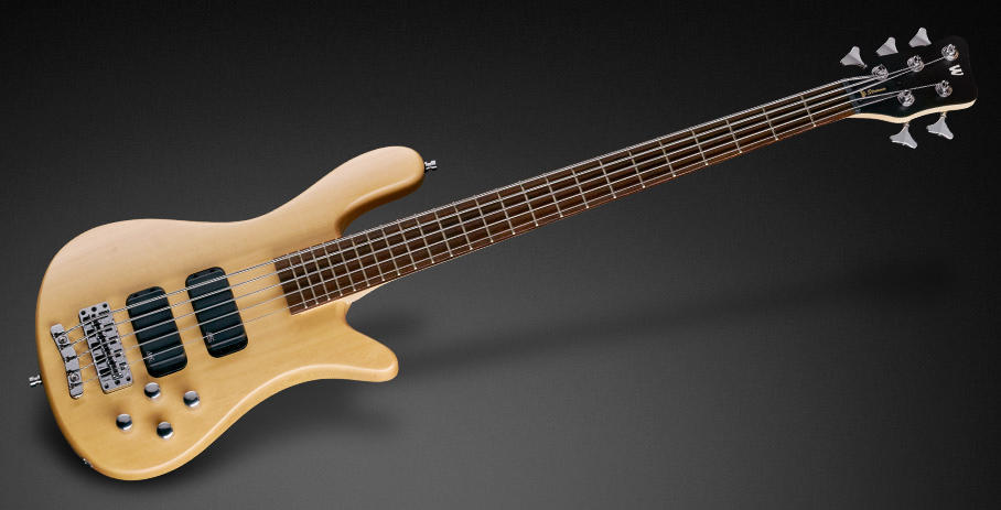 Warwick RockBass Streamer Standard, 5-String Electric Bass - Natural Transparent Satin