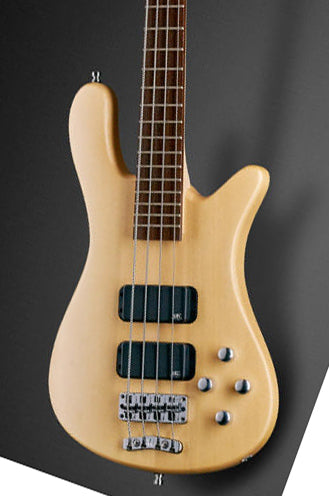 Warwick RockBass Streamer Standard, 4-String Electric Bass - Natural Transparent Satin