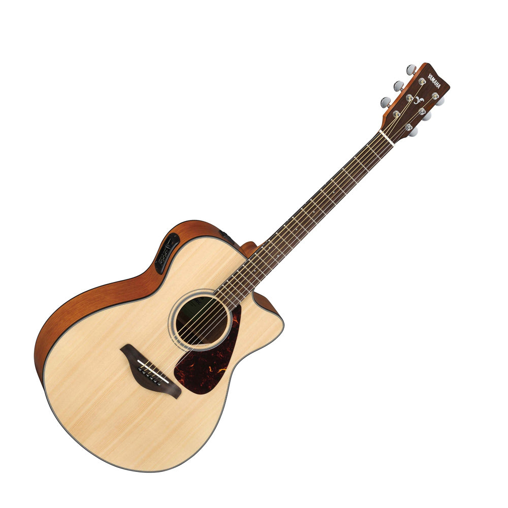 HOUSE:  Yamaha FSX800C Small Body Acoustic Electric Guitar - Solid Top - Natural