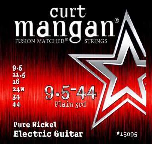 Curt Mangan Pure Nickel 9.5-44 Electric Guitar String Set