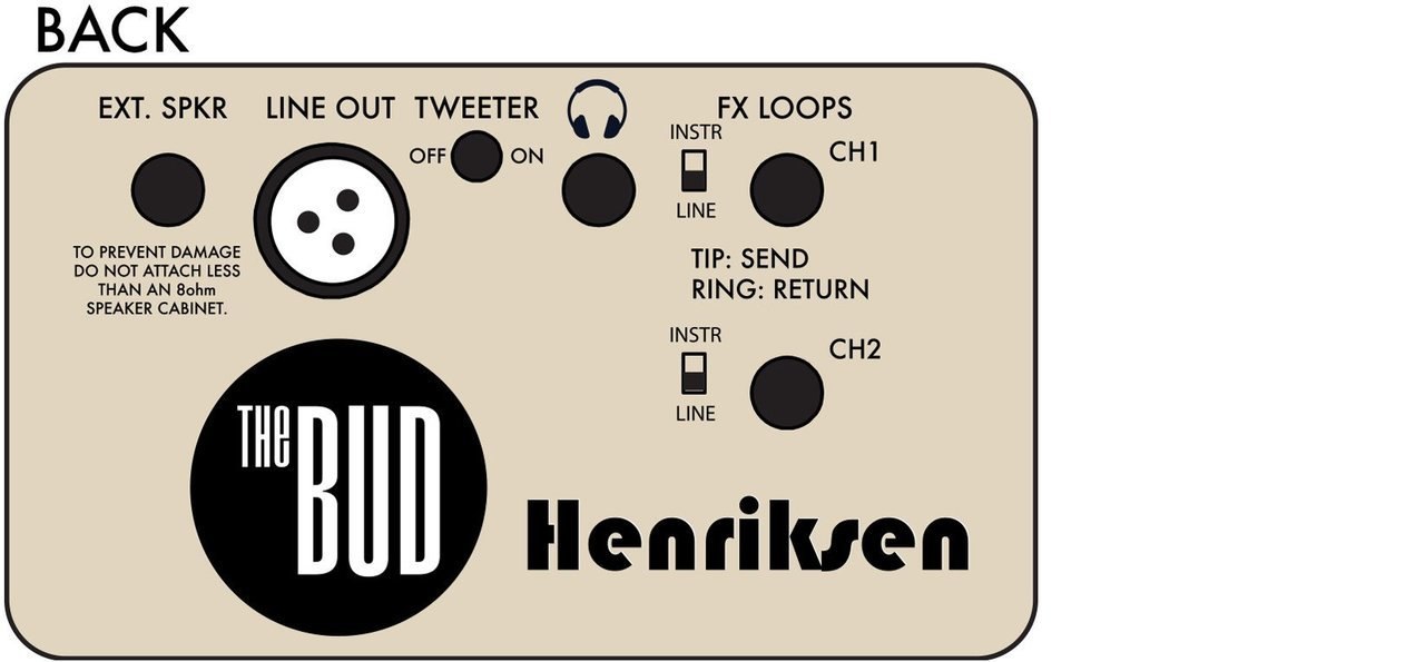 Henriksen Amplifiers "The Bud"  120 watt Amplifier