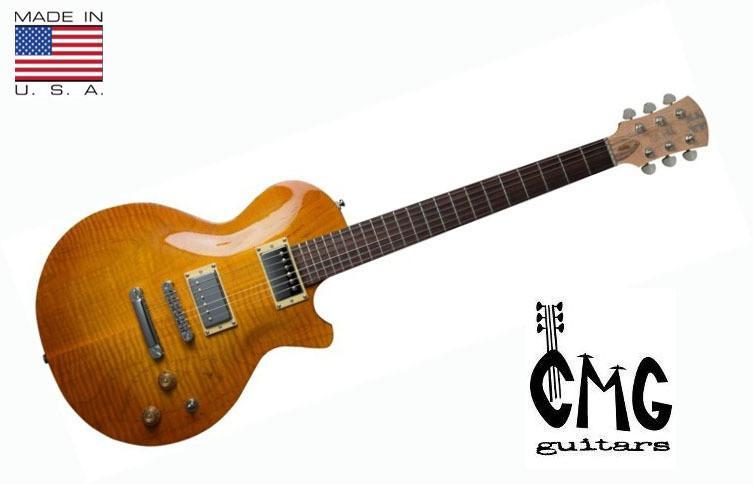 CMG Guitars Ashlee Georgia Honey Electric Guitar with Gig Bag