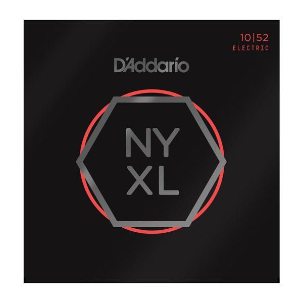 D'Addario NYXL 1052 Nickel Wound Electric Guitar Strings, Light Top / Heavy Bottom, 10-52